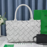 Bottega Veneta Maxi Cabat Tote Bag White 2021