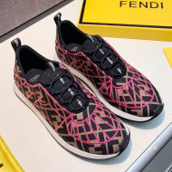 Fendi FFreedom FF Slip-on Sneakers Pink 2019