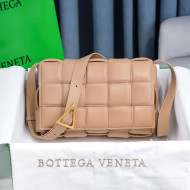 Bottega Veneta Padded Cassette Medium Crossbody Messenger Bag Nude 2020