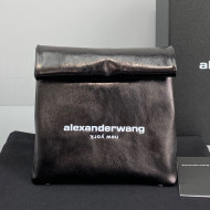 Alexander Wang Lambskin Lunch Bag Cluch Black 2021