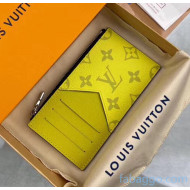 Louis Vuitton Taiga Cowhide Coin Card Holder M30320 Yellow 2020