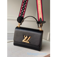 Louis Vuitton Twist MM Bag in Epi Leather M57050 Black 2020