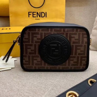 Fendi FF Pattern Canvas Camera Case Bag Black 2018