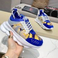Versace Print Sneakers Blue/Yellow 03 2021