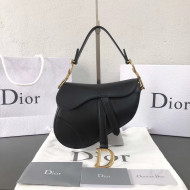 Dior Mini Saddle Bag in Black Calfskin 2018