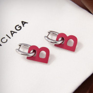 Balenciaga Earrings BE2212107 Silver/Deep Red 2022