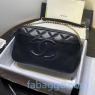 Chanel Lambskin CC Camera Bag AS1512 Black 2020
