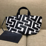 Celine Made in Tote Small Shopper Tote Bag Black/White 2019