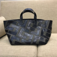 Celine Made in Tote Small Shopper Tote Bag Grey/Black 2019
