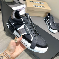 Dolce&Gabbana Men's Silky Calfskin Sneakers Black 02 2021