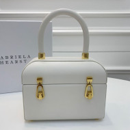 Gabriela Hearst Patsy Calfskin Small Box Top Handle Bag 3994 White 2019