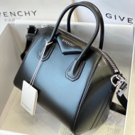 Givenchy Antigona Small Bag in Shiny Smooth Leather Black/Silver 2021