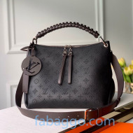Louis Vuitton Mahina Beaubourg Hobo MM Bag in Monogram Perforated Calfskin M56073 Black 2020