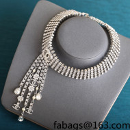 Chanel Crystal Tassel Necklace 2021 17