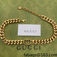 Gucci Chain Necklace Gold 2021 14