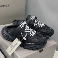 Balenciaga Track Mules in Mesh and Nylon Black 2021 (For Women and Men