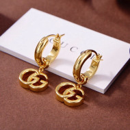 Gucci GG Short Earrings Gold 2021 17