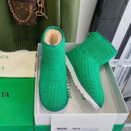 Bottega Veneta Sponge Ankle Boots Green 2021 112216