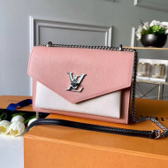 Louis Vuitton Mylockme BB Shoulder Bag M52777 Pink/White 2019