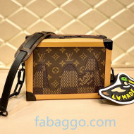 Louis Vuitton Men's Amazone Soft Trunk Messenger Bag in Giant Damier Ebene Canvas N40381 2020