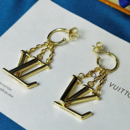 Louis Vuitton LV Tassel Earrings Gold 2021 37
