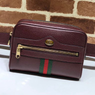 Gucci Leather Ophidia Small Belt Bag 517076 Burgundy 2019