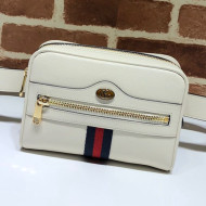 Gucci Leather Ophidia Small Belt Bag 517076 White 2019