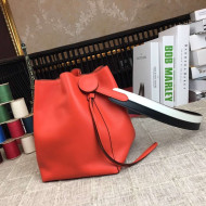 Hermes Original Swift Leather Licol Bucket Bag Orange 2018
