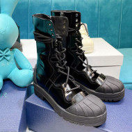 Dior Cut-out Calfskin Boots Black 2021