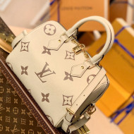 Louis Vuitton Speedy 25 Bag in Gaint Monogram Leather M58947 White 2021