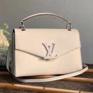 Louis Vuitton Pochette Grenelle Epi Leather Top Handle Bag M55978 White 2020