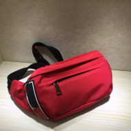 Prada Nylon Belt Bag 2VL004 Red 2018