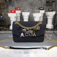 Balen...ga Jacquard Logo Pattern BB Round S Shoulder Bag Charms Black 2018