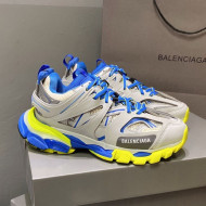 Balenciaga Track 3.0 Tess Trainer Sneakers Grey/Blue/Yellow 2020 (For Women and Men)