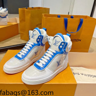 Louis Vuitton Boombox Sneaker Boots Blue 2021 112454