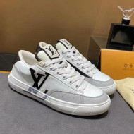 Louis Vuitton Charlie Calfskin Low-top Sneakers White/Grey 2021
