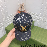 Louis Vuitton Baseball Hat Black 2022 0310139