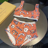 Burberry Swimwear Orange 2022 37