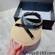 Loewe Straw Visor Hat Beige 2022 033151