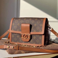 Louis Vuitton Dauphine MM Monogram Canvas Shoulder Bag M44391 Coffee 2019