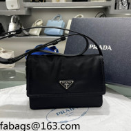 Prada Small Nylon Shoulder Bag 1BD258 Black 2022