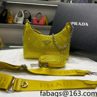 Prada Re-Edition 2005 Crystal Shoulder Bag 1BH204 Yellow 2022