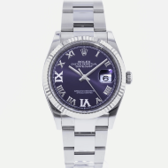SUPER QUALITY – Rolex Datejust 126234 – Men: Dial Color – Purple, Bracelet - Stainless Steel, Case Size – 36mm, Max. Wrist Size - 7 inches