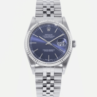 SUPER QUALITY – Rolex Datejust 16234 – Men: Dial Color – Blue, Bracelet - Stainless Steel, Case Size – 36mm, Max. Wrist Size - 7.25 inches