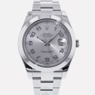 SUPER QUALITY – Rolex Datejust II 116300 – Men: Dial Color – Silver, Bracelet - Stainless Steel, Case Size – 41mm, Max. Wrist Size - 7 inches
