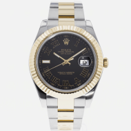 SUPER QUALITY – Rolex Datejust II 116333 – Men: Dial Color – Gray, Bracelet - Yellow Gold Plated, Stainless Steel, Case Size – 41mm, Max. Wrist Size - 7.5 inches