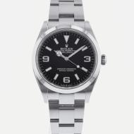 SUPER QUALITY – Rolex Explorer 124270 – Men: Dial Color – Black, Bracelet - Stainless Steel, Case Size – 36mm, Max. Wrist Size - 7.5 inches