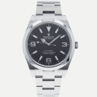 SUPER QUALITY – Rolex Explorer 214270 – Men: Dial Color – Black, Bracelet - Stainless Steel, Case Size – 39mm, Max. Wrist Size - 7 inches