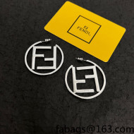Fendi FF Earrings Silver 2022 040263