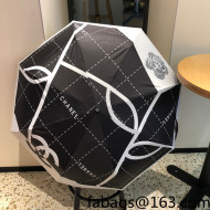 Chanel Camellia Umbrella Black 2022 41